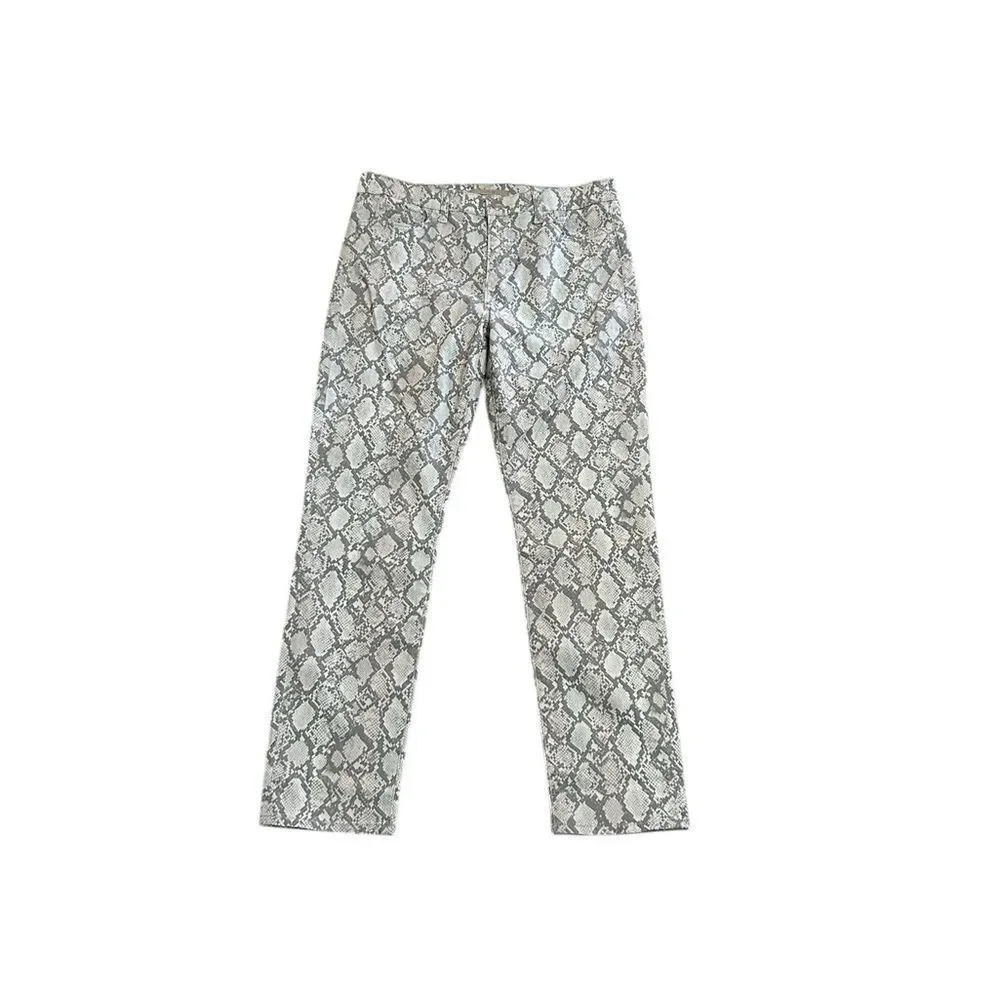 JOE'S Jeans Lara Mid-Rise Vesper Cigarette Ankle Jean, Beige/grey, Size 31, NWT